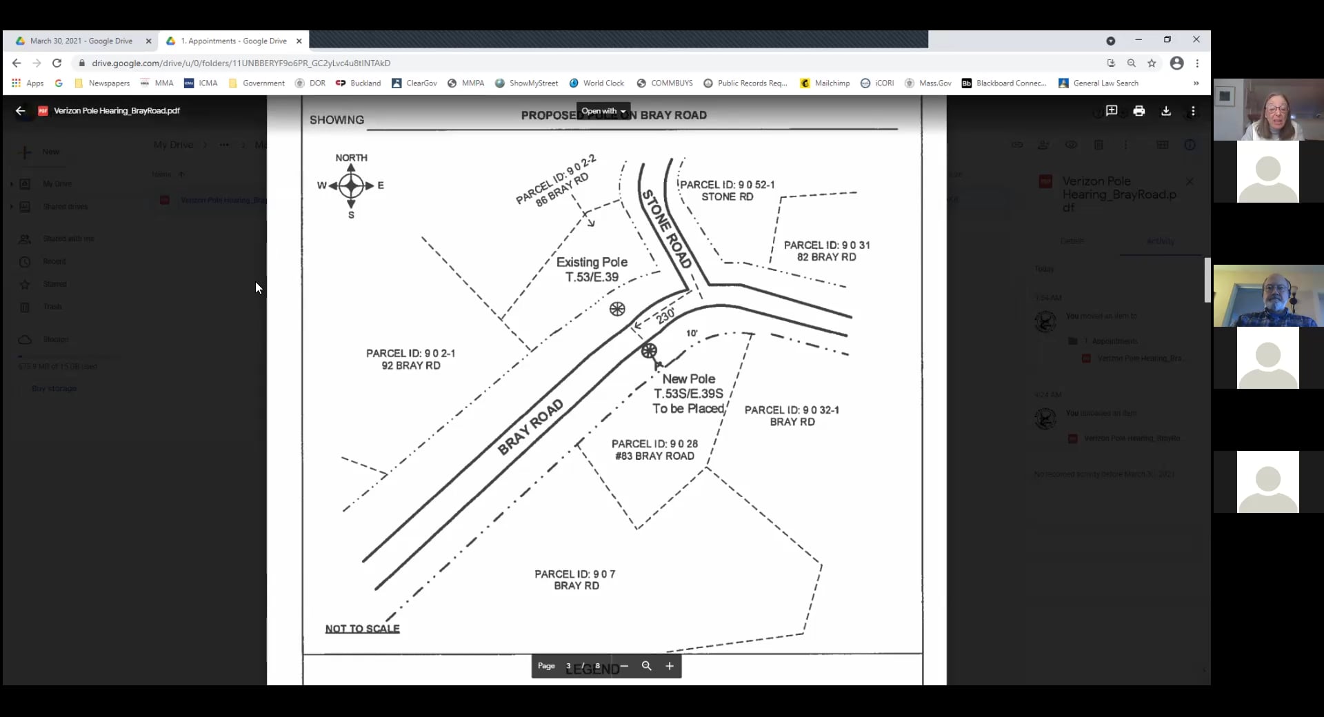 Buckland Select Board – March 30, 2021