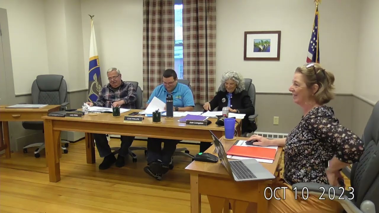 Buckland Select Board, October 10, 2023