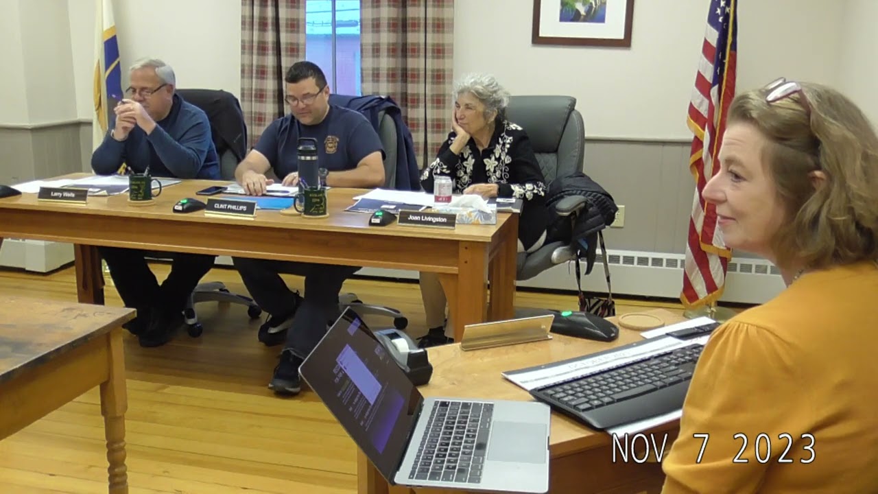 Buckland Select Board, Nov. 7, 2023