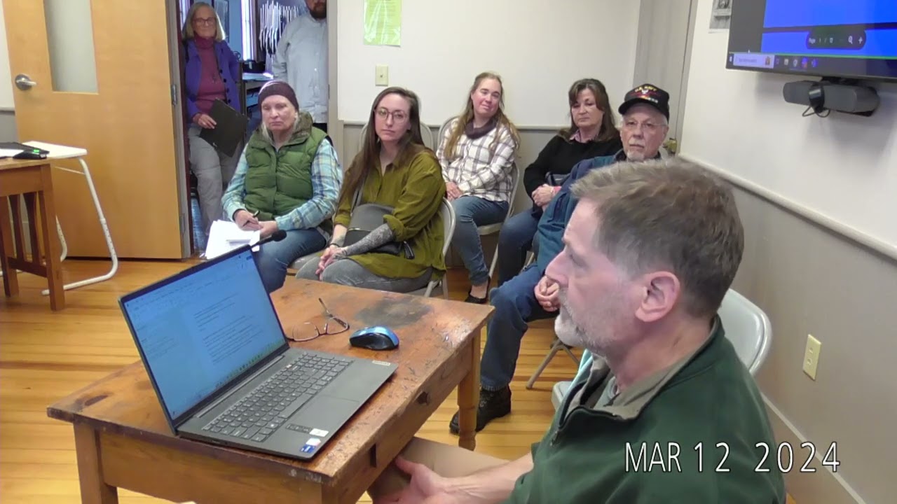 Buckland Select Board, March 12, 2024