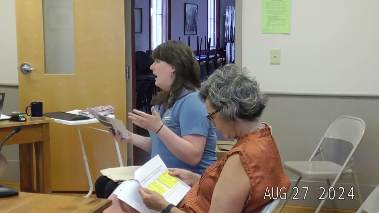 Buckland Select Board, August 27, 2024