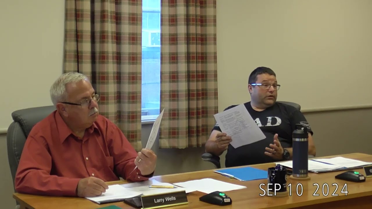 Buckland Select Board, September 11, 2024