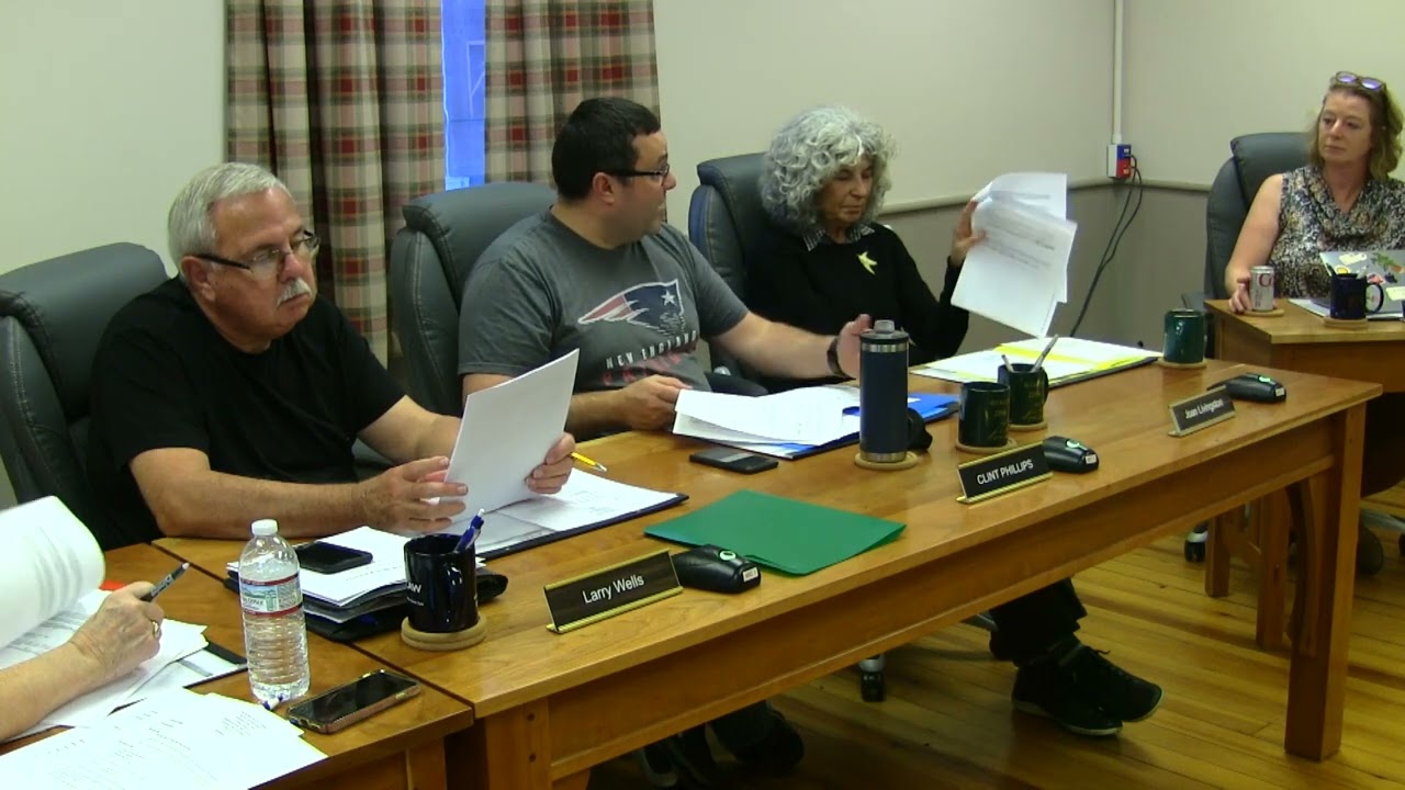 Buckland Select Board, October 22, 2024
