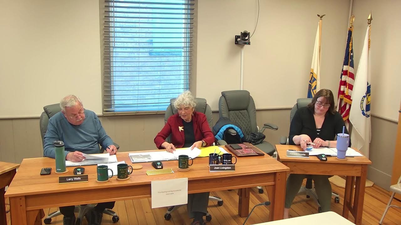 Buckland Select Board, May 12, 2026