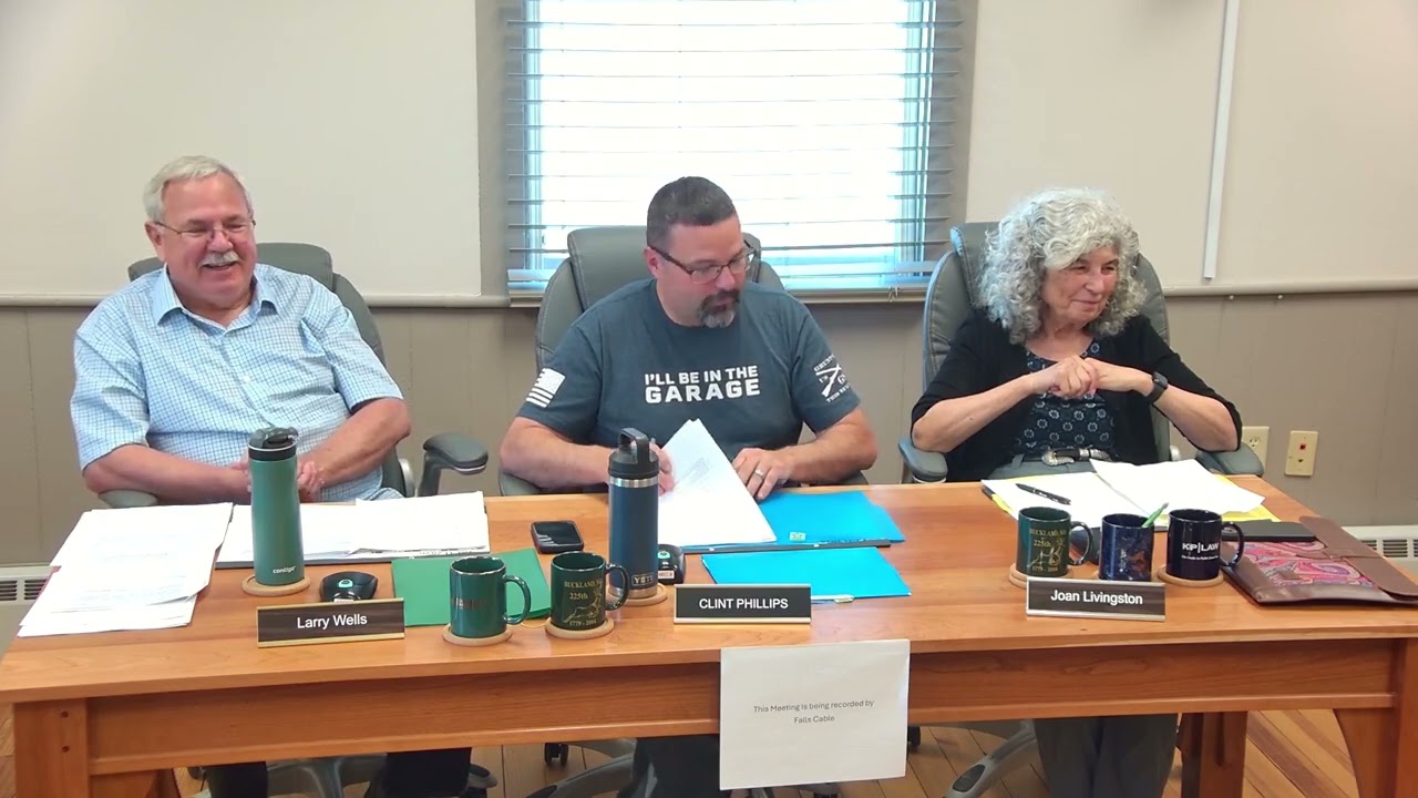 Buckland Select Board, May 26, 2026