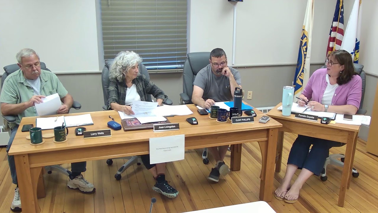 Buckland Select Board, August 25, 2026
