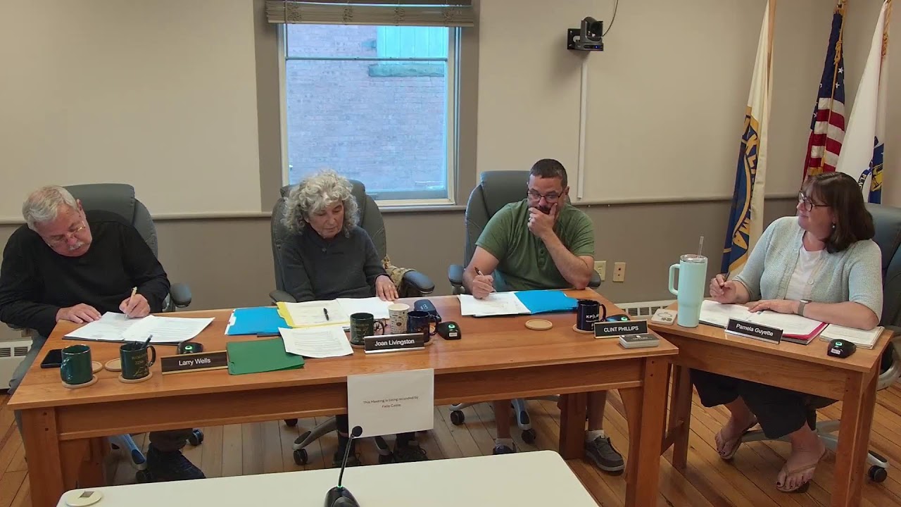 Buckland Select Board, September 22, 2026